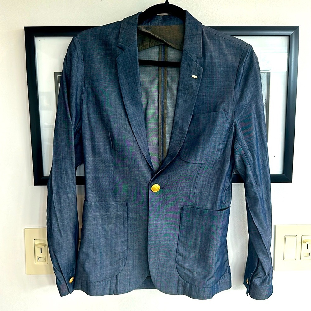 Initial The Unusual Experience blue blazer size small